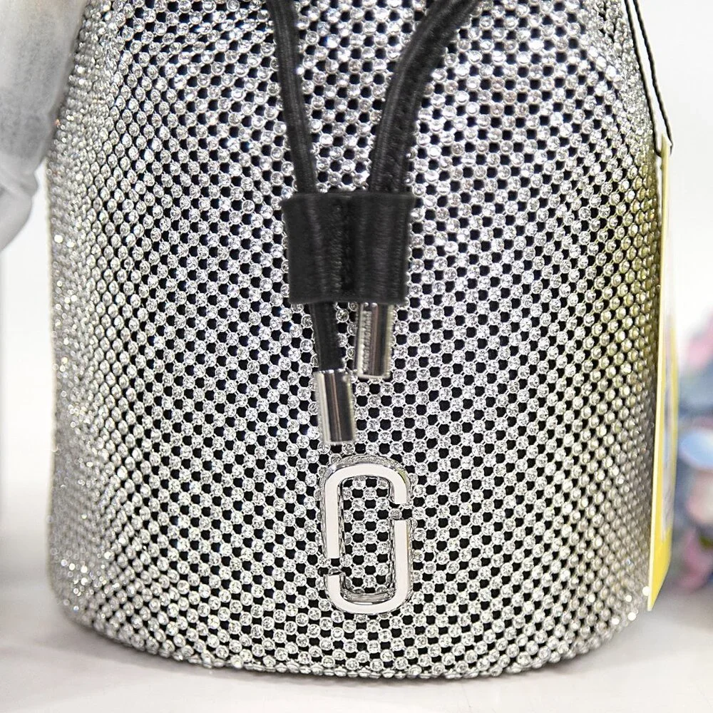 Marc Jacobs Crystal J Marc Small Bucket Crossbody Shoulder Bag NWT $525 - Picture 2 of 6